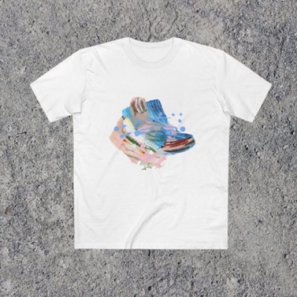 Abstract Art White T-Shirt